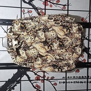 Jordan Vintage Lion Print‎ Long Sleeve Shirt Size Large